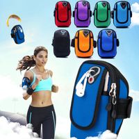 Wholesale For mobile phone and universal all phone Armband Arm Band Waterproof Phone Cases Cover Gym Run Sports Fitness Wrist Hand Belt Pouch bag