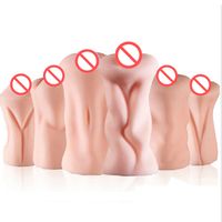 Wholesale 6 Option Realistic Vagina Silicone Sex Doll Artificial Vagina Real Pocket Pussy Male Masturbator Sex Cup Adult Sex Toys for Men