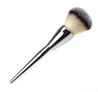 Wholesale Very Big Beauty Powder Brush Makeup Brushes Blush Foundation Round Make Up Large Cosmetics Aluminum Brushes Soft Face Makeup