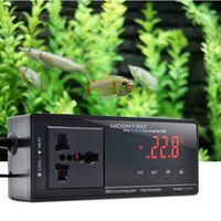 Wholesale UCONTRO F C Switchable Electronic Thermostat Digital Temperature Controller w Socket for Reptile Aquarium Regulator
