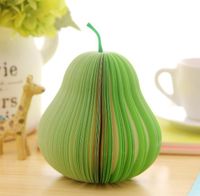 Wholesale Novelty sticky notes Memo label post Note Fruit Post Notes Paper Notepad Removeable Message labels Notebooks pad Gifts