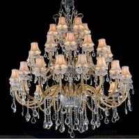 Wholesale synagogue chandeliers indoor hotel modern living chandelier maria theresa modern hall chandelier with shade hotel banquet hall hallway light
