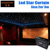 Wholesale Fireproof M M Light Curtain Led Star Curtain V V RGBW Color mm Tyanshine LED Star Cloth Wedding Backdrops Led Cutains Factory Price