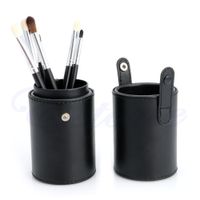 Wholesale Cosmetic Makeup Make Up Brushes Brush Set Tool Kit Cup Holder Case Pouch Black