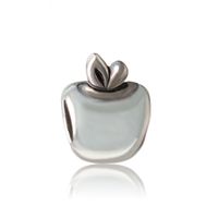 Wholesale Little Apple Promotion Fashion Alloy Charm Jewelry Findings And Components Bead For Pandora Bracelet Bangle New Arrival