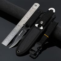 Wholesale Hot Sale Diving Knife Leggings Saber Stainless Steel Blade Fixed Hunting Knife Tactical Camping EDC Tools Couteau Survival Knives