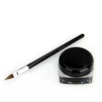 Wholesale New Waterproof Eye Liner Pencil Make Up black Liquid Eyeliner Shadow Gel Makeup Brush Black maquiagem