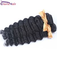Wholesale Great Brazilian Deep Curl Hair Extensions Brazilian Deep Wave Hair Wefts Cheap Remi Human Hair Weave Natural Curly Bundles Deals