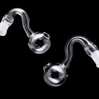 Wholesale 2019 Great cheap Colorful Glass Oil Burner mm mm mm Female Male thick pyrex glass oil burner pipes for water pipe bong