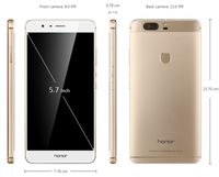 Wholesale Original Huawei Honor V8 G LTE Cell Phone Kirin Octa Core GB RAM GB ROM Android inch MP Fingerprint ID Smart Mobile Phone