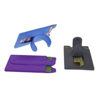Wholesale Latest in Credit Card Holder with Phone Stand Universal M Sticky Money Clip Wallet Credit Card Holder Stick On Phone Case