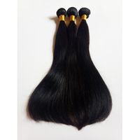 Wholesale inch Unprocessed Brazilian virgin Human Hair weft Cheap factory price Top quality Indian remy natural straight weaving hair