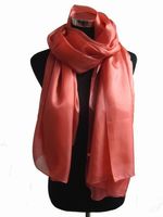 Wholesale Womens Ladies Plain solid color Silk scarf Shawl Wrap SCARF scarves Scarf SOFT