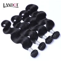 Wholesale Indian Body Wave Virgin Hair Unprocessed Indian Remy Human Hair Weave Wavy Bundles g Cheap Human Hair Extensions Double Wefts