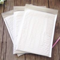 Wholesale NEW x24cm Blank White Bubble Mailers Padded Envelopes Multi function Packaging material Shipping Bags mailing bag
