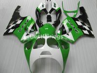Wholesale Full ABS body parts fairing kit for Kawasaki Ninja ZX7R green white black fairings set ZX7R TY62