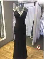 Wholesale Elegant Mermaid Evening Dresses spaghetti straps sleeveless vestidos de noiva prom gowns with beaded Chiffon fabric