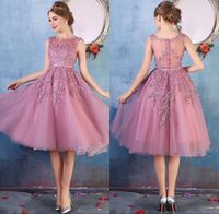 below the knee evening dresses