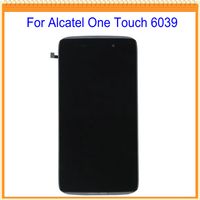 7040 7041 in silicone TPU trasparente Nero Cover per Alcatel One Touch Pop C7