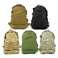 Wholesale 10pcs New Unisex Sports Outdoors Molle d Military Tactical Backpack Rucksack Bag Camping Traveling Hiking Trekking L DY
