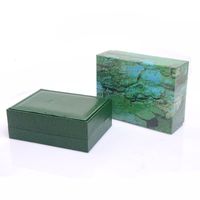 Wholesale Free EMS Watchs Wooden Boxes Gift Box green Wooden Watchs Box leather Watchs Box glitter2008