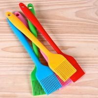 Wholesale Candy Color inch Silicone Basting Pastry Brush Oil Basting Brush Bbq Utensil Cake DEC232