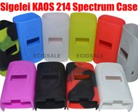Wholesale For Sigelei KAOS Spectrum W E cig Electronic cigarette Silicone Case Skin Cover Bag Pocket Pouch Accessories Box Case