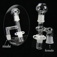 Wholesale Cheech Reclaim Ash Catcher mm or mm Male Female Joint Glass Adapter With Keck Clip For Glass Bong Oil Rig