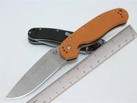 Wholesale Ontario RAT Tactical Folding Knife AUS G10 Handle Outdoor Camping Hunting Survival Pocket Knife Military Utility EDC Collection Gift