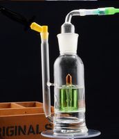 Wholesale Crown glass Hookah Send pot accessories glass bongs glass water pipe smoking color models shipped