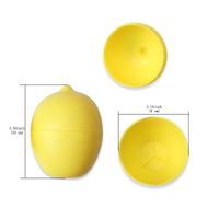Wholesale Fresh Lemon Lime Keeper Plastic Storage Container Holder Saver Clean Vegetables Fruits Box Kitchen Tool easy carry