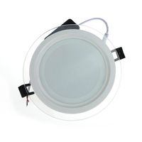 Wholesale Hot Sale LED Panel Light Recessed Dimmable SMD Celing Lamp Round Spot Lights Lamps LED Panel Downlight With Glass Cover