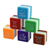 Wholesale Teachers Stampers Self Inking Praise Reward Stamps Motivation Sticker School