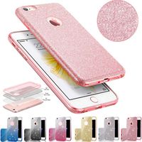 Wholesale For iPhone TPU Case Clear Crystal Bling Shining Girls Women Sparkle Layer Phone Cases Covers for iPhone s Plus