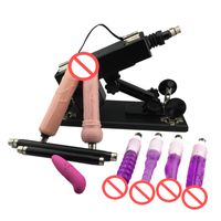 Wholesale Sex Machine Automatic Retractable Gun For Women With free dildo toy Sex Products Pumping Gun A2