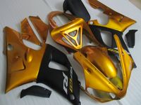 yzf r1 custom 2022 - Free custom fairing kit for Yamaha YZF R1 2000 2001 black gold fairings set YZFR1 00 01 BV55