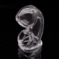 Wholesale Transparent Soft Penis Sleeve Chastity Cage Device with the Cock Devices Bondage Fetish for Men Sex Toys