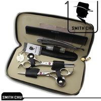 Wholesale 6 Inch Smith Chu Professional Hair Cutting Thinning Scissors JP440C Barber Shears HRC Hairdressing Set with Hairdressing Bag LZS0003