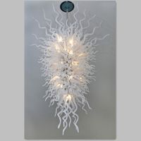 Wholesale hot sale beige glass chandeliers murano glass light LED bulbs light for wedding table top lighting