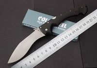 Wholesale OEM COLD STEEL knives RAJAH II Huge Tactical Folding Knife AUS A Blade hunting knives Outdoor Survival Pocket Knife EDC gear Dogleg Knife