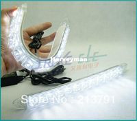 Wholesale 2X Multi purpose Flexible LED daytime running light condenser lens LED DRL Car warning Light