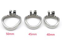 Wholesale 3 Size For Choose Male Chastity Device Cock Cage Additional Spares Arc Ring Erection Scrotum Clamp Sex Toy Adult Game