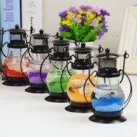 Wholesale 1 x Home Decoration Candlestick Ocean Candle Holder Retro Glass Oil Lamp Party Birthday Gifts Crafts Photography Props