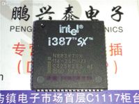 Wholesale n80387sx mhz vintage bit arithmetic processor n80387 pqcc68 pins plastic package old cpu components ic
