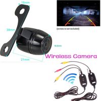 Wholesale Wireless Parking Kit degree Wide Angle CCD Night Vision Car Reverse Camera Rearview Backup Color Parking Camera