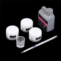 Wholesale Top Quality Portable Nail Art Tool Kit Set Crystal Powder Acrylic Liquid Dap pen Dish Hot Selling
