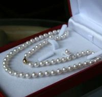 Wholesale 6 MM White Akoya Cultured Pearl Necklace quot Earring Set