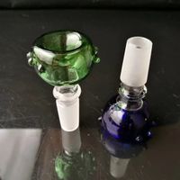 Wholesale 14 mm colored star Bowls for Glass bubbler and Ash Catcher Glass bong glass Bowl for dry herb
