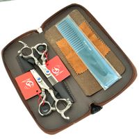 Wholesale 6 Inch Meisha Dragon Handle Barber Scissors Professional Hairdressing Scissors Kits Hair Cutting Thinning Shears JP440C HA0280