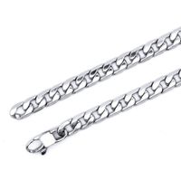 Wholesale Men Jewelry Stainless Steel Necklace for Man Curb Cuban Chain mm quot quot quot quot quot quot quot quot quot Inches